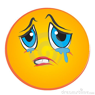 Sad Crying Face Clip Art