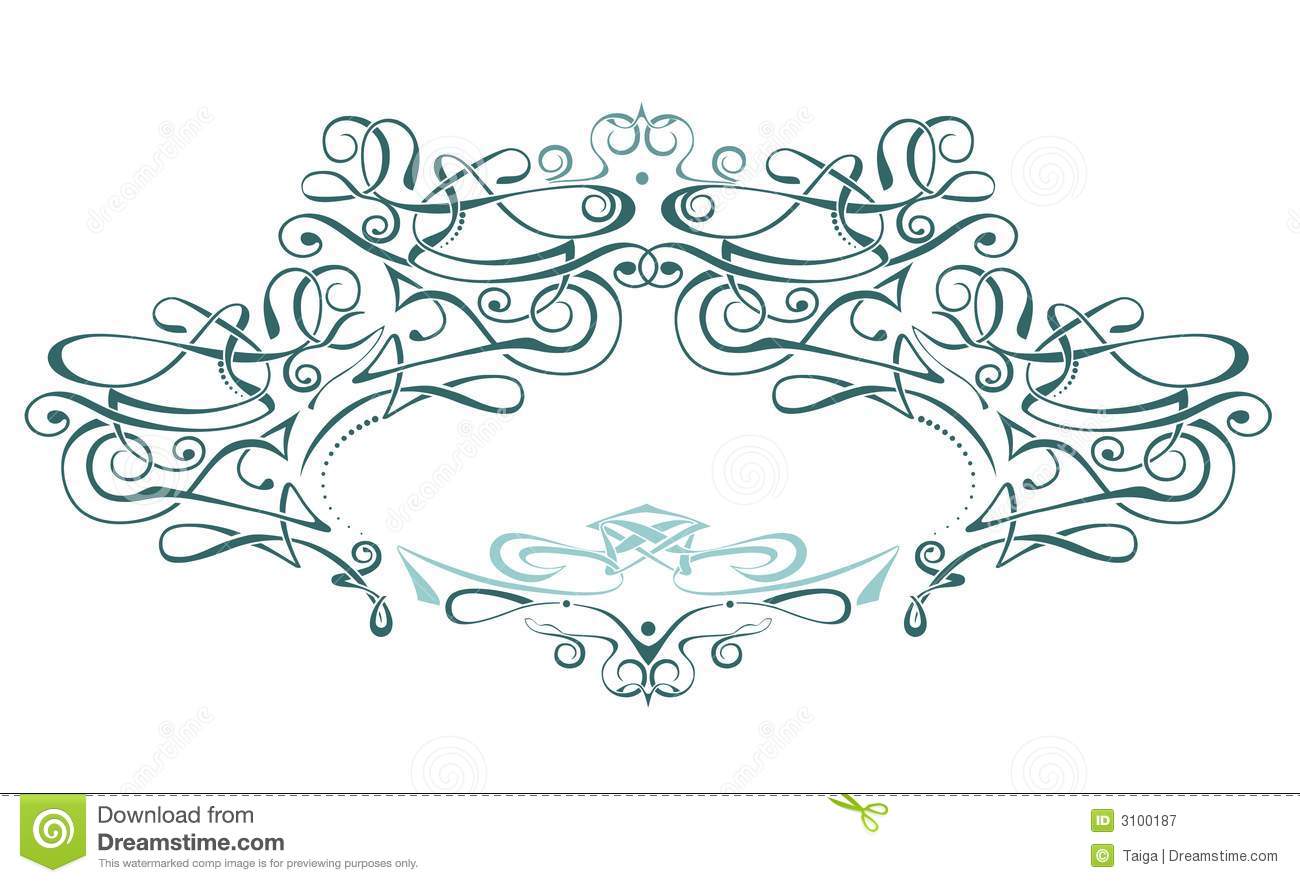 Scroll Frame Vector Art