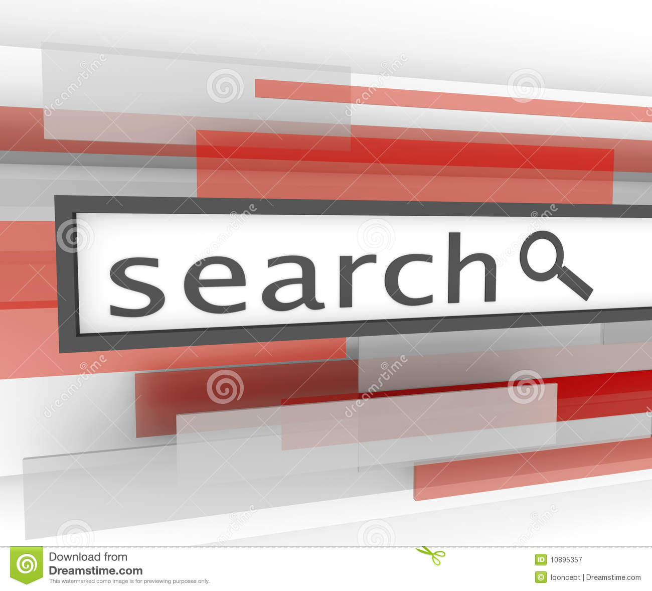 Search Bar Magnifying Glass