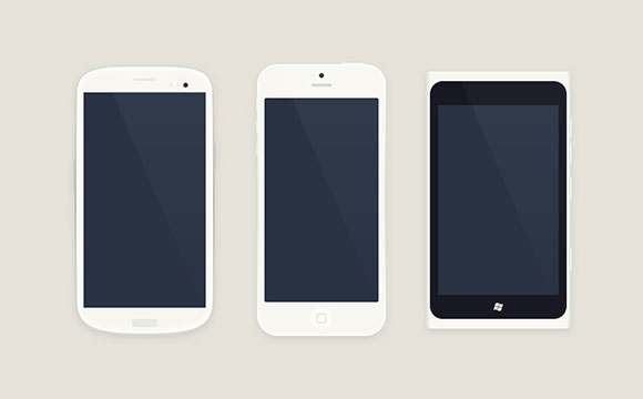 Smartphones Free PSD Mockups