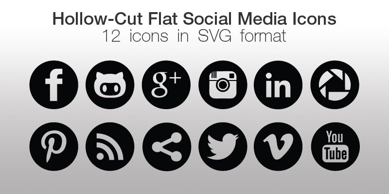 Social Media Icons Vector