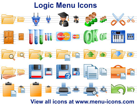 Software Menu Icons