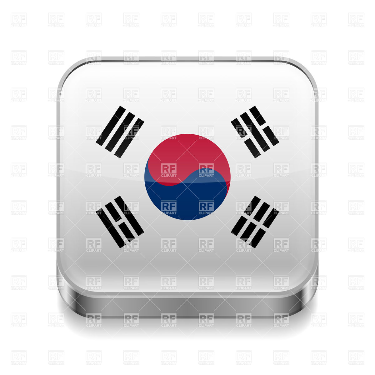 South Korean Flag Clip Art