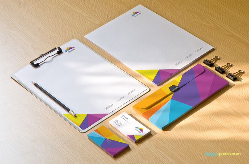 Stationery Mockup Psd Free