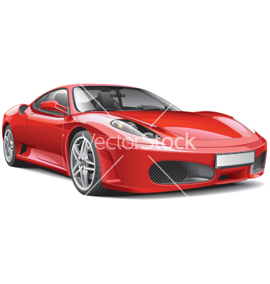 Super Car Vector Art