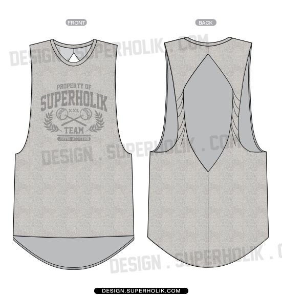 Tank Top Template Vector Illustration