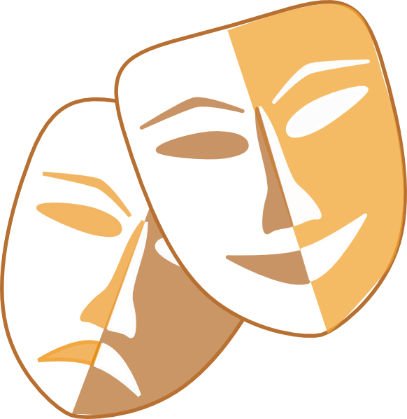 Theater Masks Clip Art