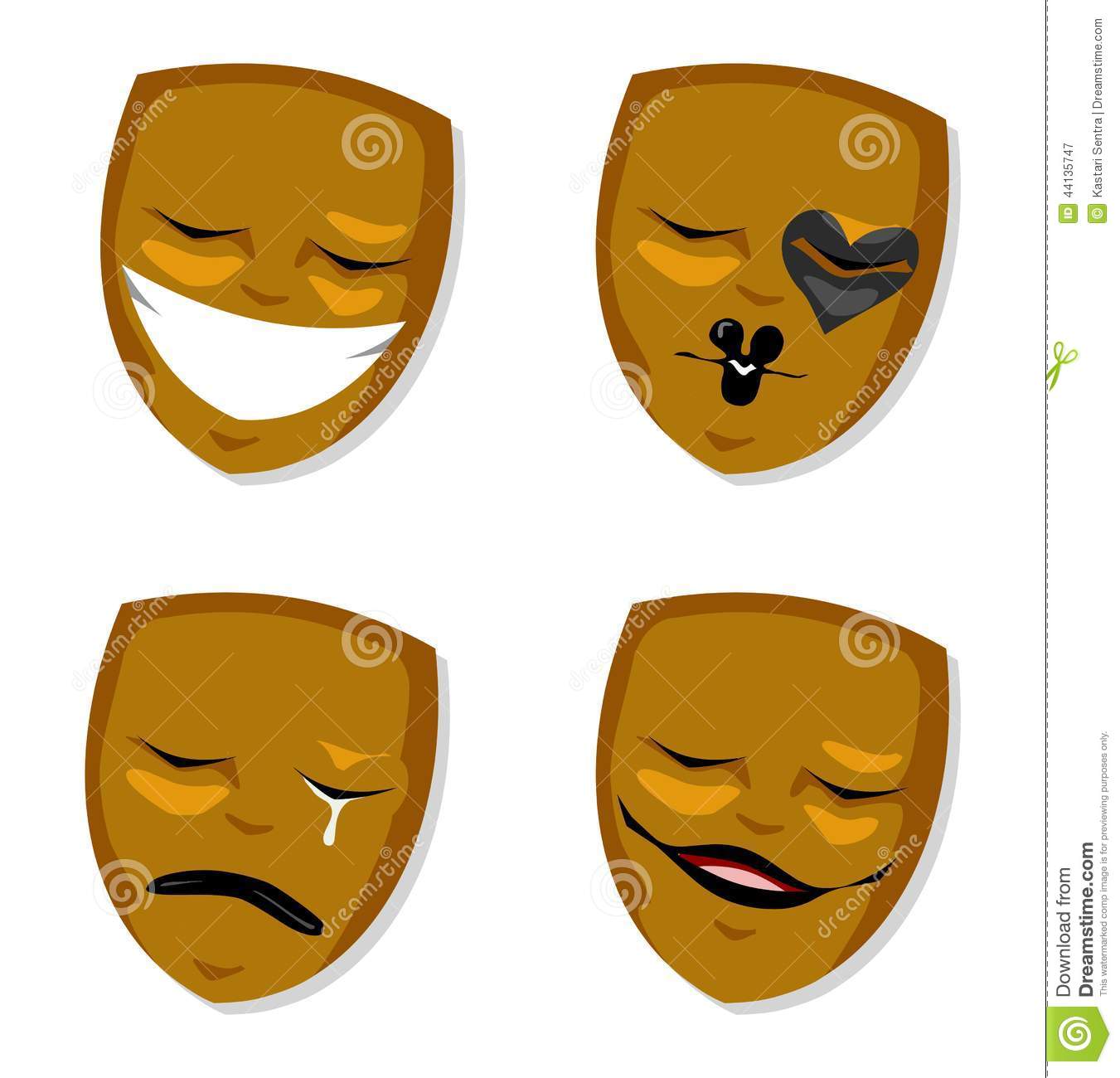 Theatre Mask Vectors