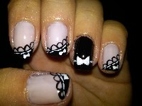 Black and White Nail Designs