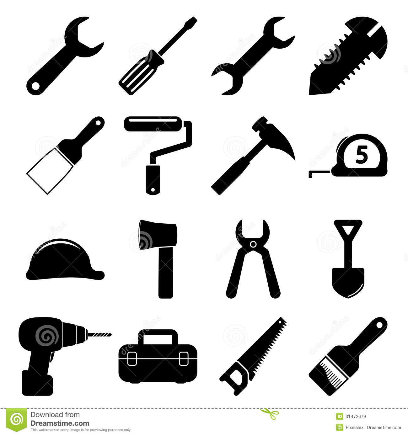 Tool Icons Vector Free