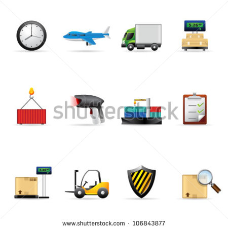 Transparent Icons Logistics Management