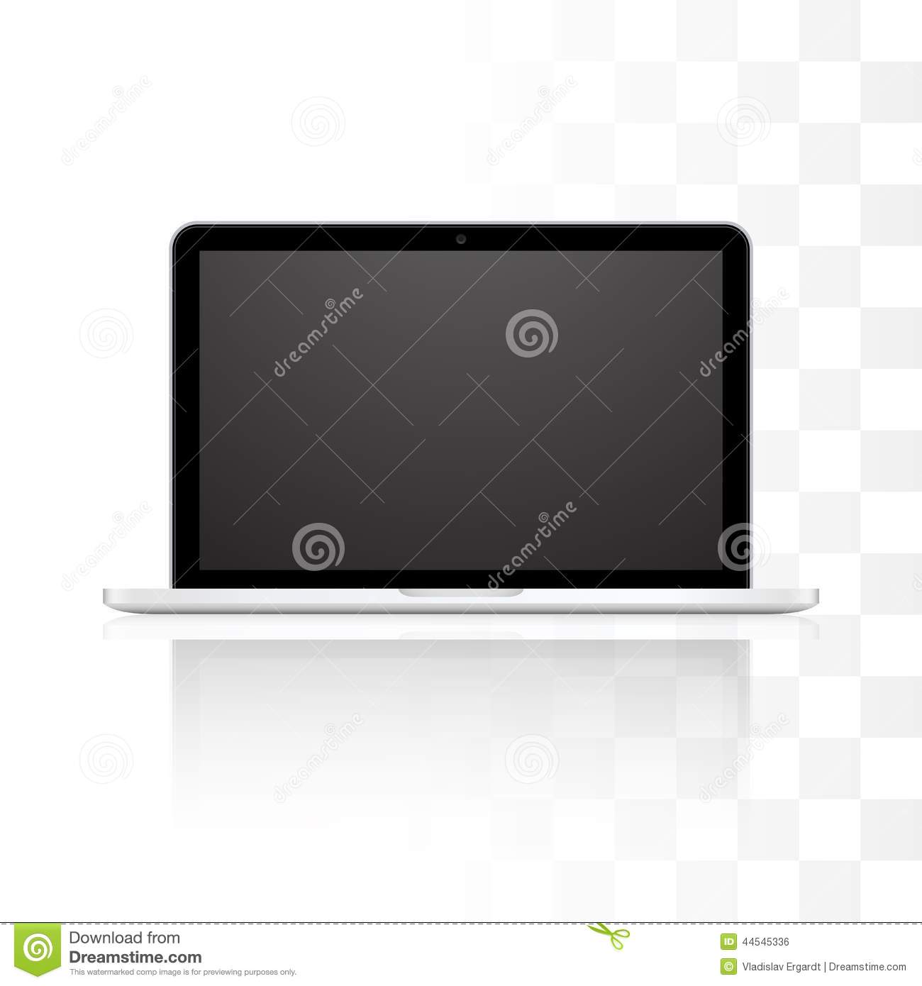 Transparent Laptop Vector