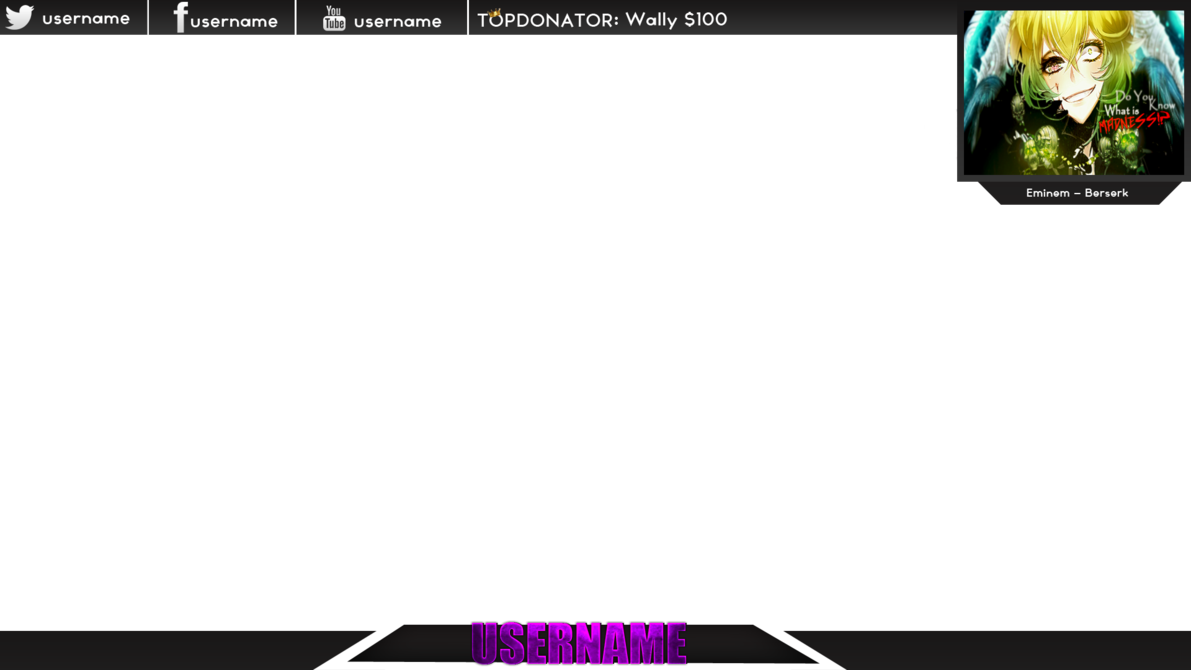 Twitch Stream Overlay Template