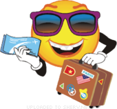 Vacation Smiley Face Clip Art