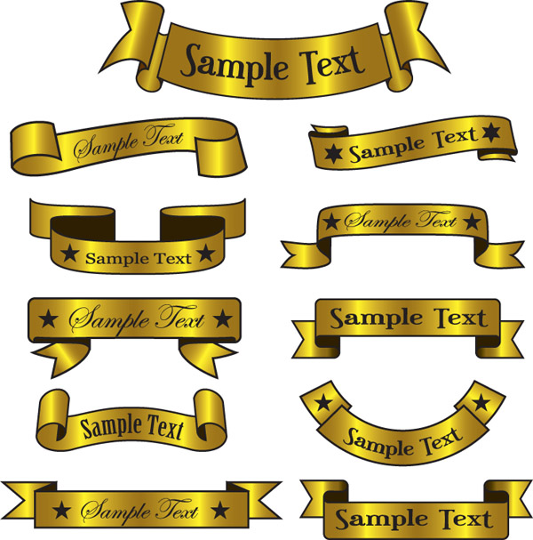 Vector Ribbon Free Pattern Vector Ribbon Free Pattern
