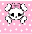 Vector Skull with Bow Vector Skull with Bow