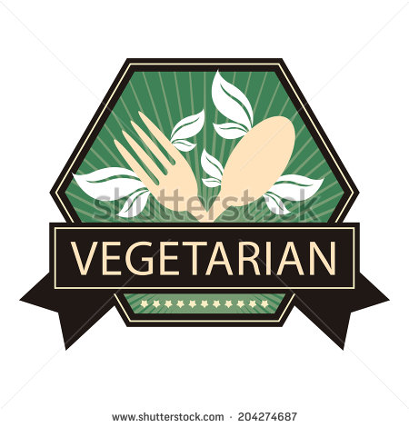 Vegetarian Icons Vectors