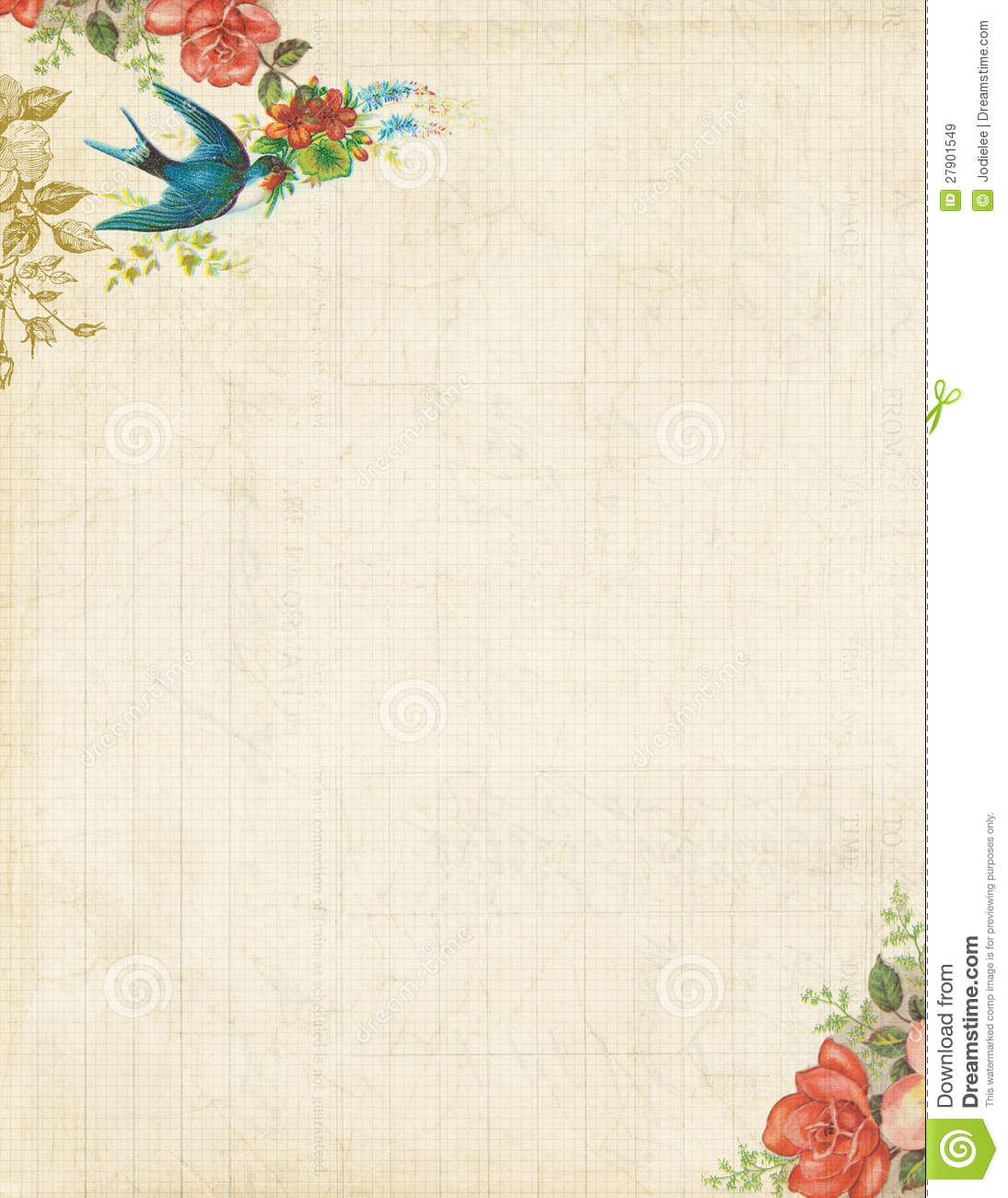 Vintage Stationary Paper Printable