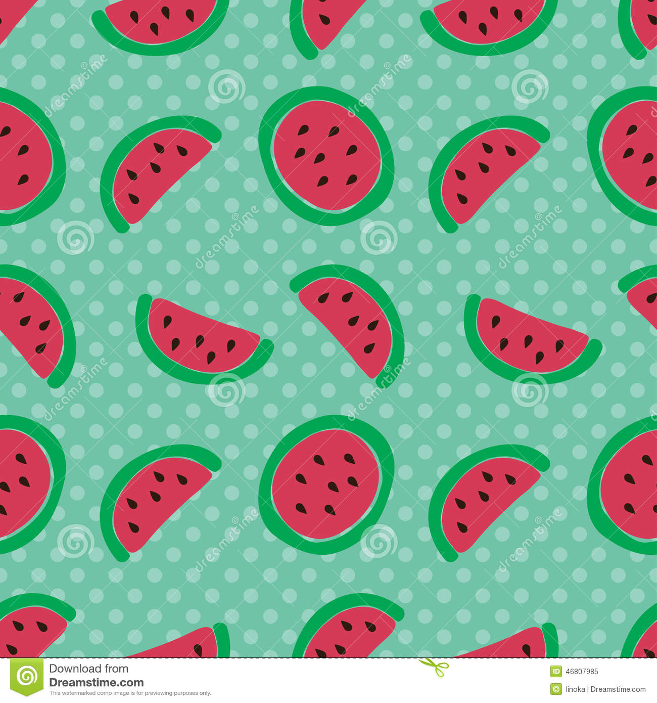 Watermelon Slice Pattern Watermelon Slice Pattern