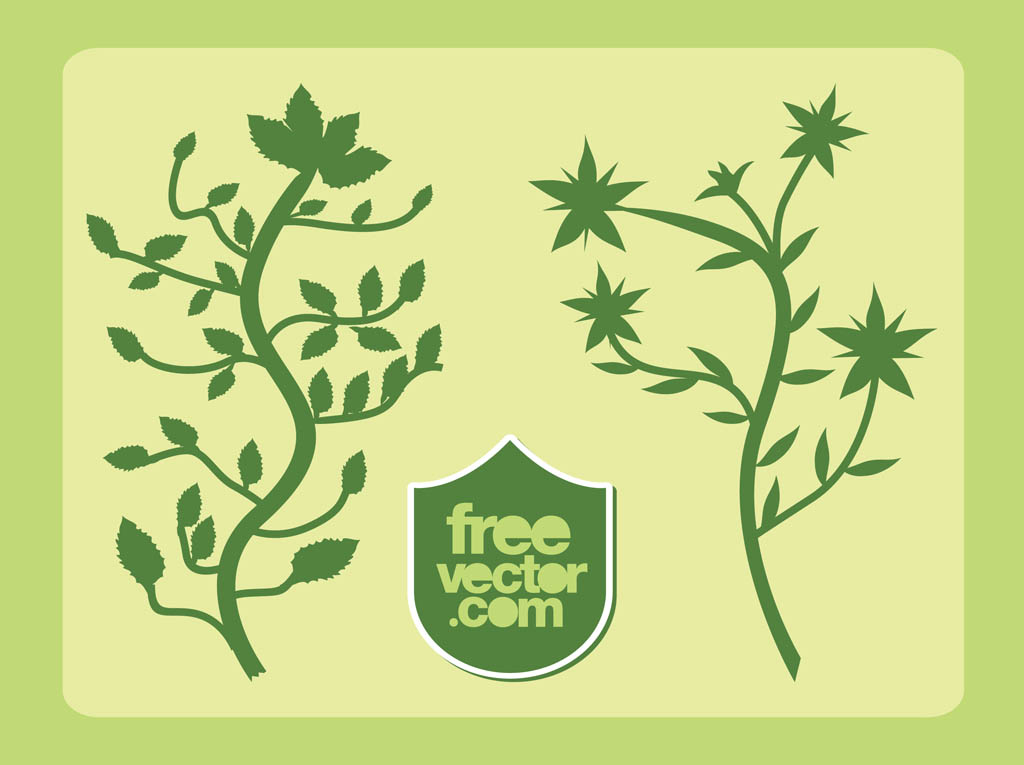 Weed Plant Vector