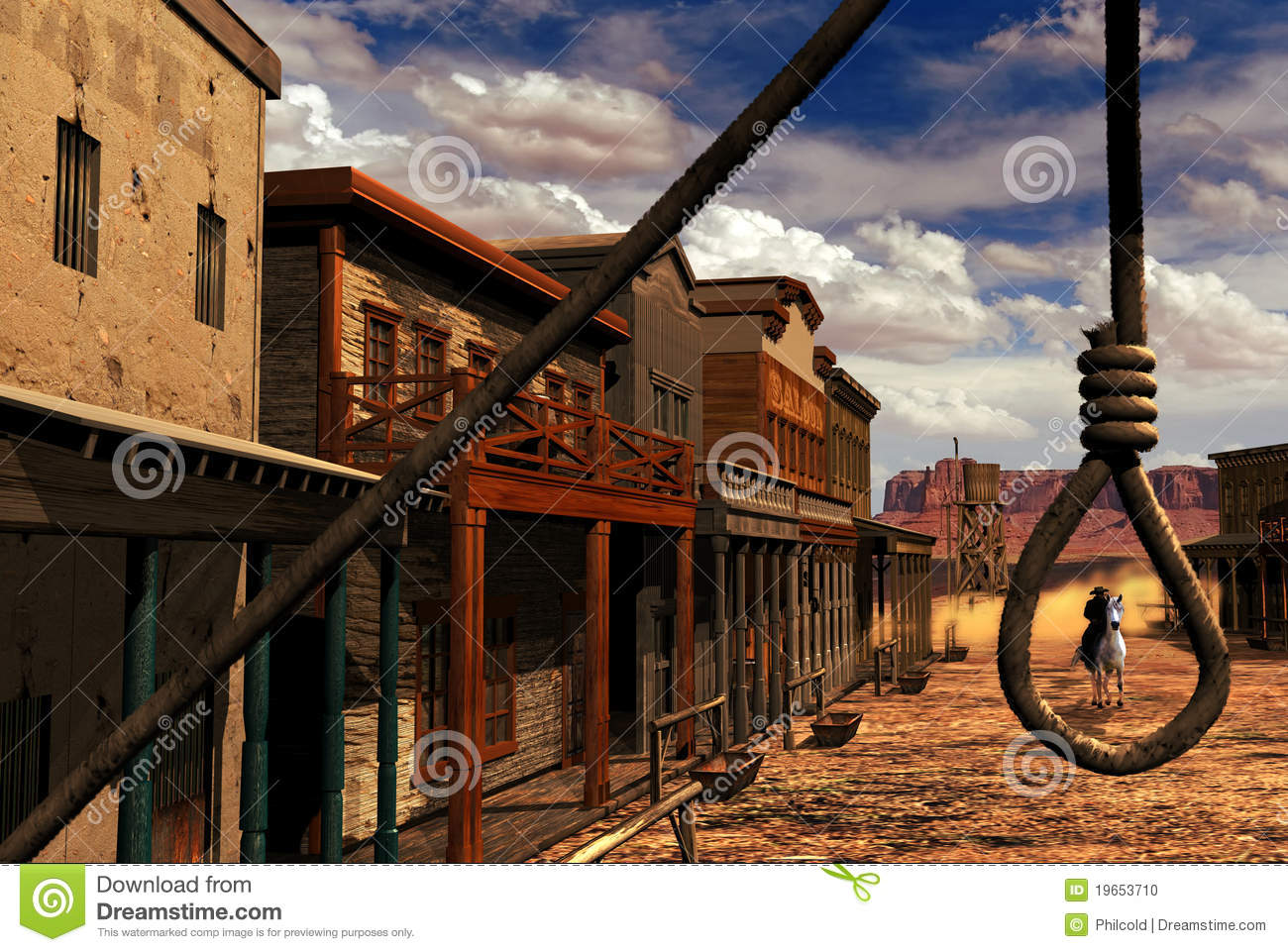 Wild Western Town