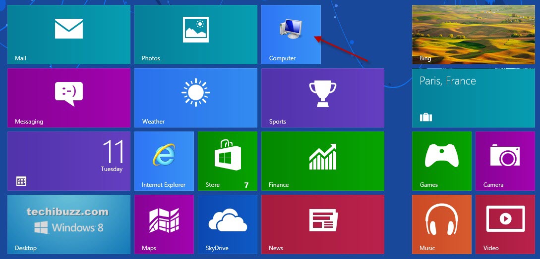 Windows 8 Start Screen Icons Windows 8 Start Screen Icons