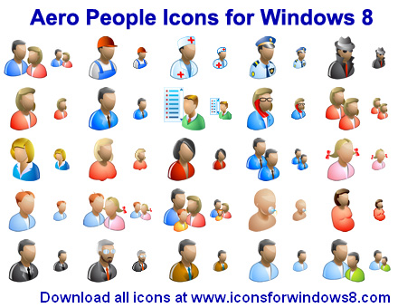 Windows People Icons Windows People Icons