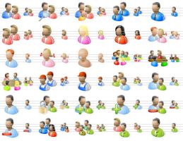 Windows People Icons Windows People Icons