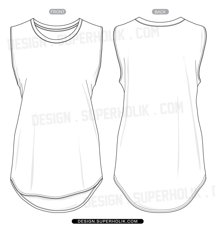 Women's Tank Top Template