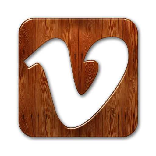 Wood Social Icons