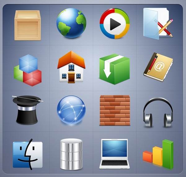 3D Icons Windows 7