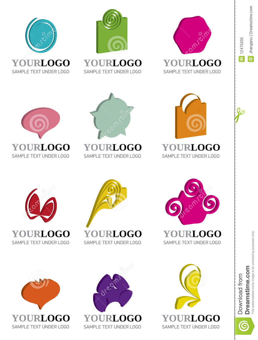 Abstract Logo Elements