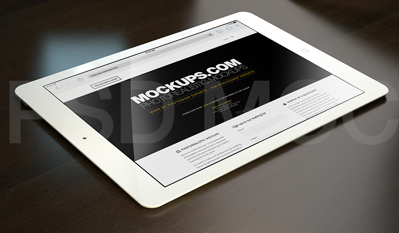 Air iPad PSD Mockup