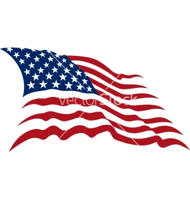 American Flag Vector Art