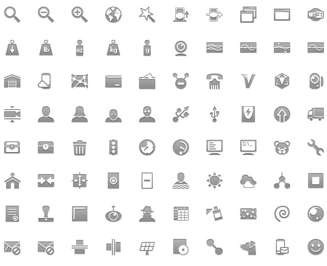 Android Icon Symbols