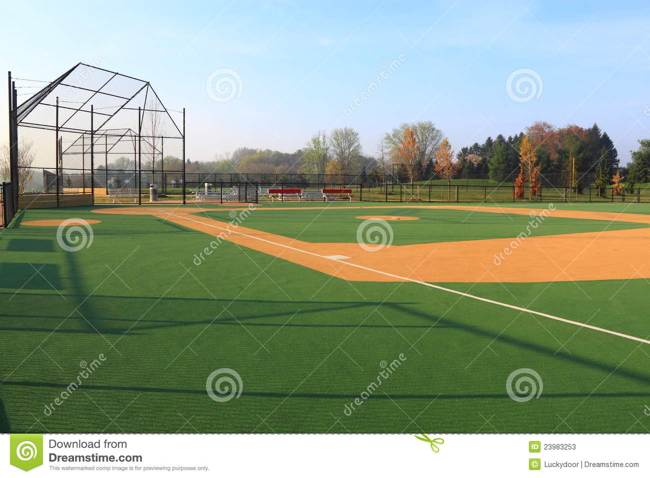 Baseball Field Stock