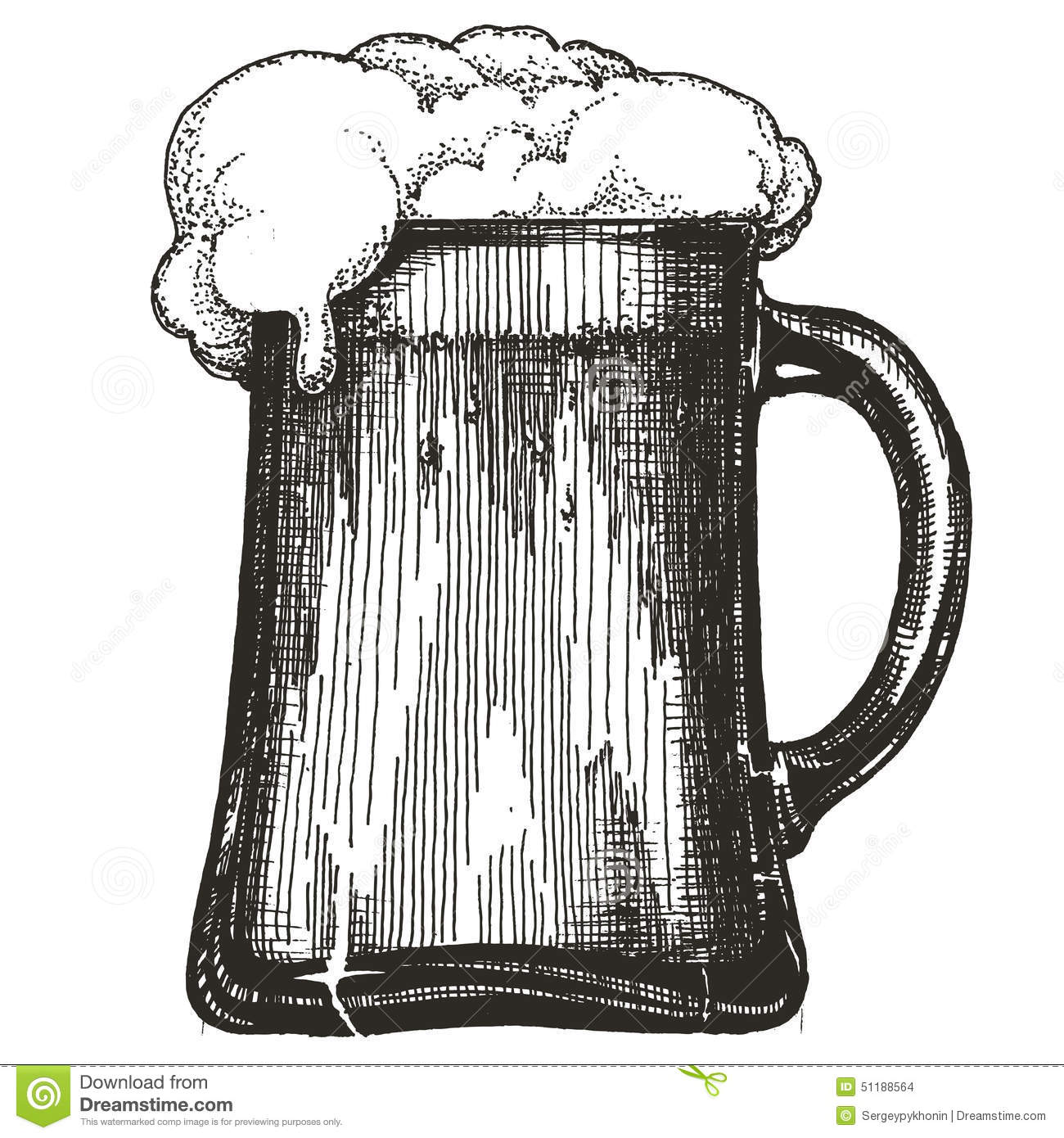 Beer Mug Illustration