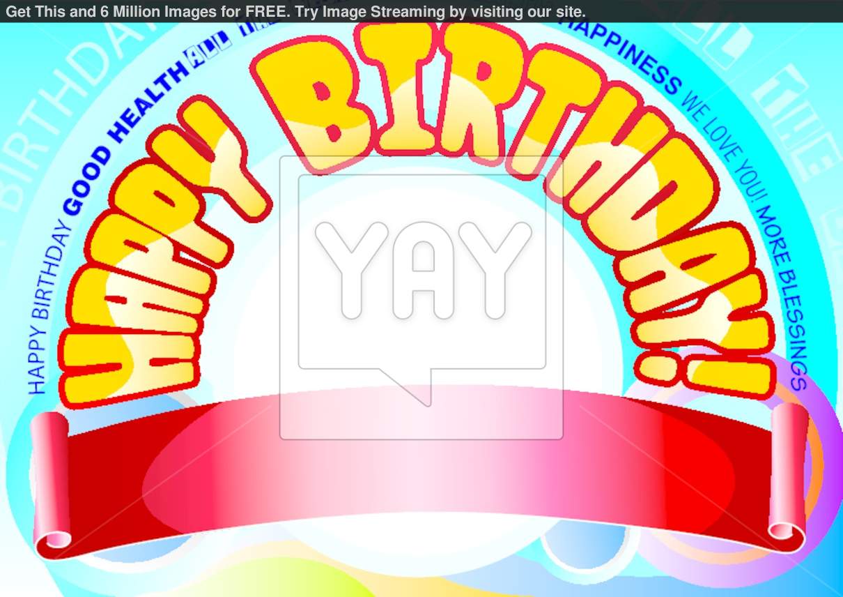 Birthday Banner Vector