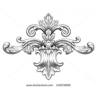 Black and White Filigree Frame Designs Black and White Filigree Frame Designs