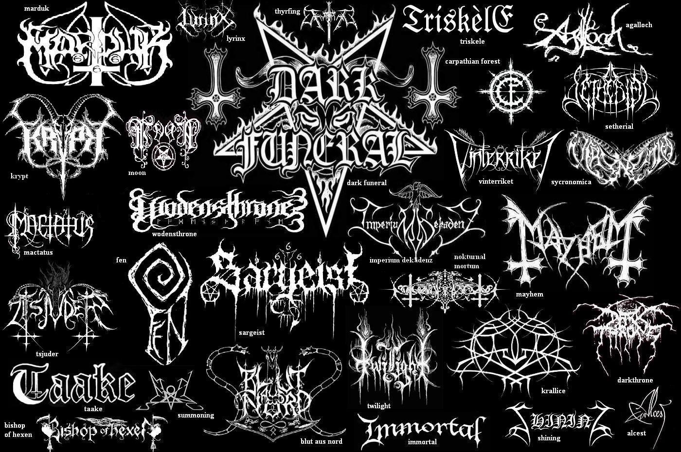 7 Death Metal Fonts Images Black Metal Band Names Newdesignfile Com