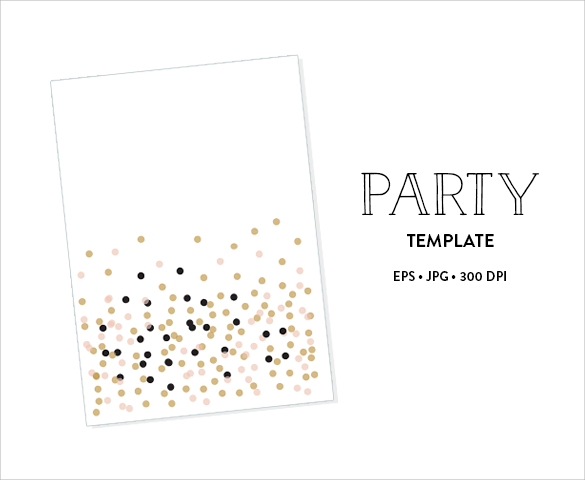 Blank Party Invitation Template Blank Party Invitation Template