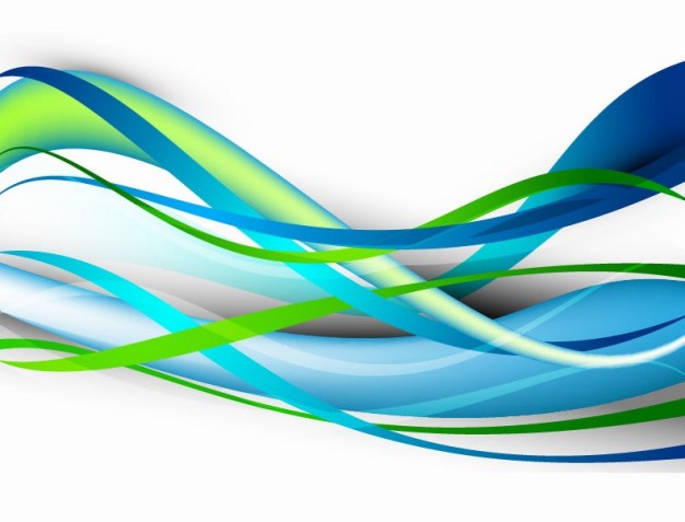 Blue Abstract Wave Vector Free Blue Abstract Wave Vector Free