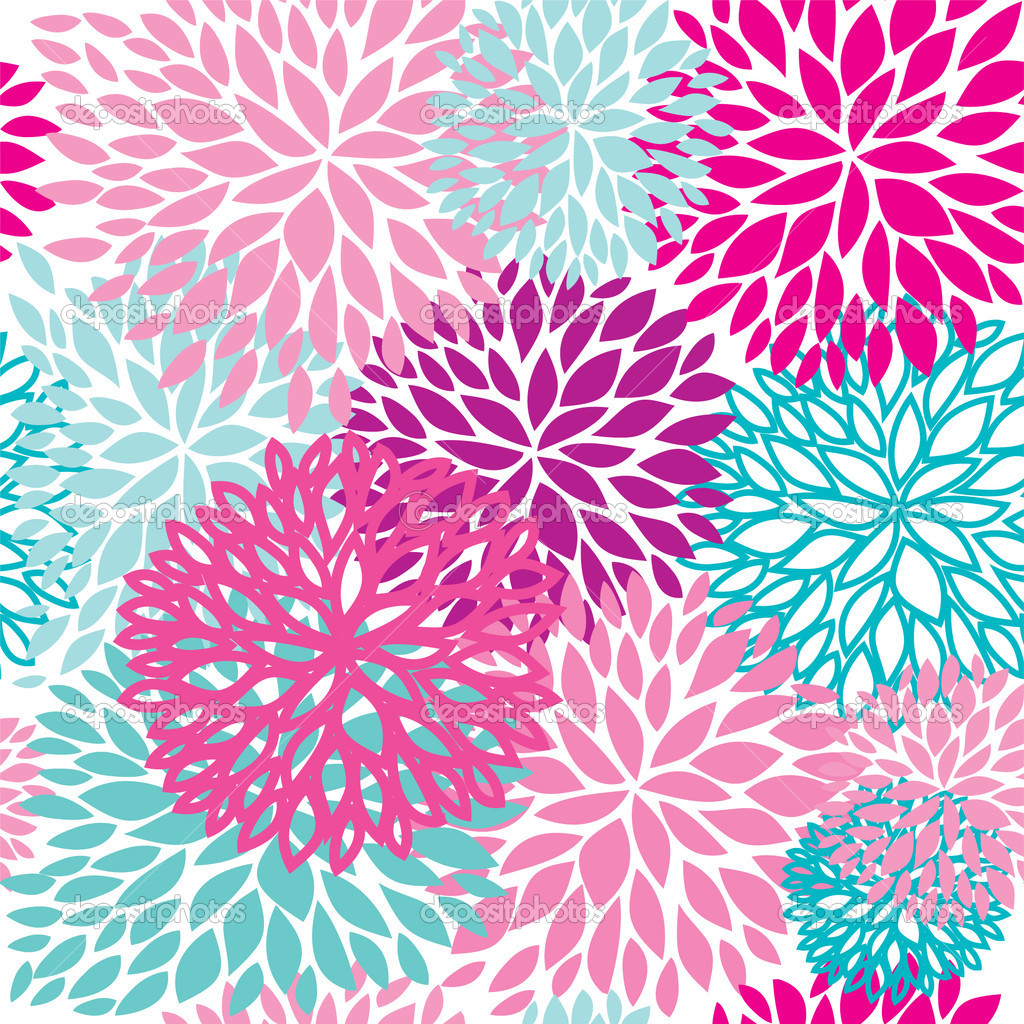 Bright Floral Seamless Pattern