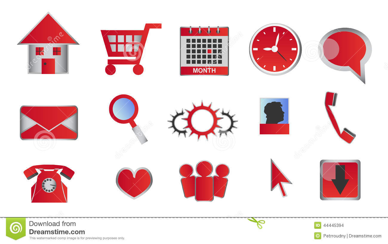 Business Web Icons Buttons