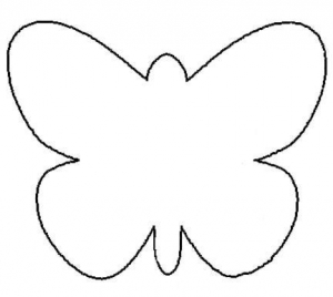 Butterfly Cut Out Template