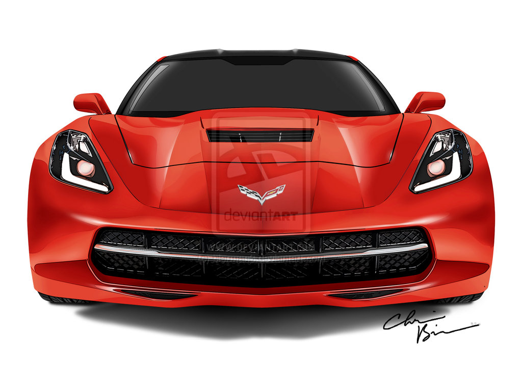 C7 Corvette Logo Vector Art