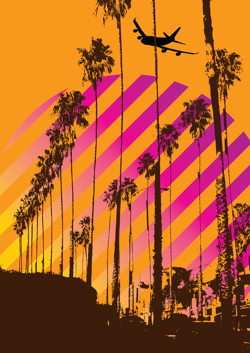 California Dreaming Clip Art