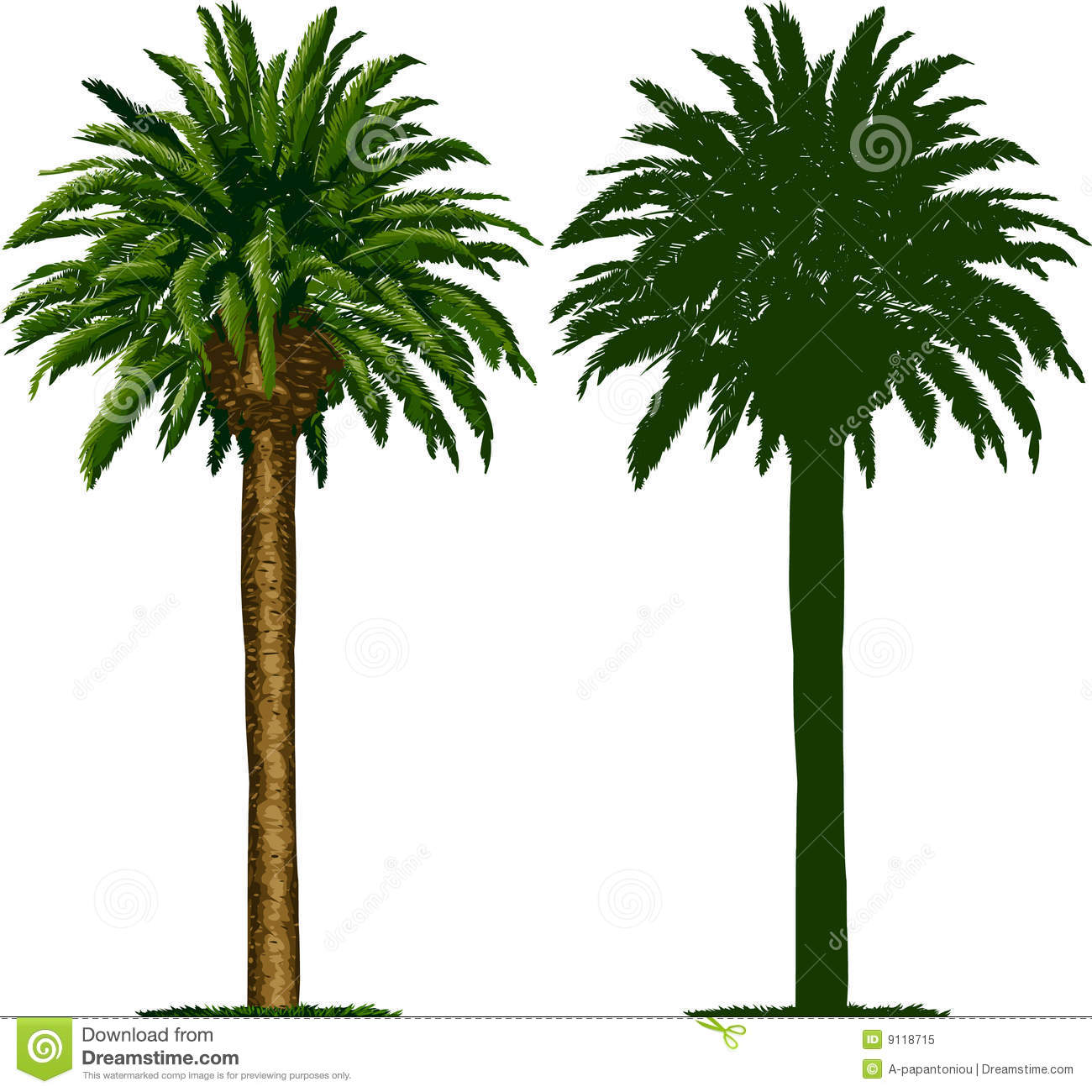 California Palm Trees Clip Art