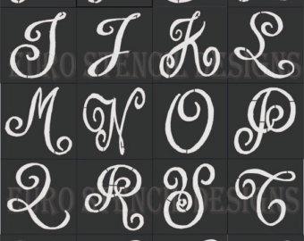 Chalkboard Lettering Stencils