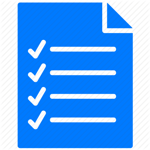 Checklist Document Icon